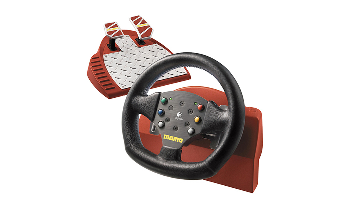 Logitech-Momo gaming steering wheel